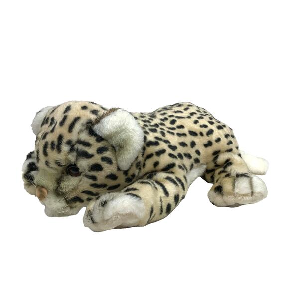 Vintage Avanti Wallace Berrie Cheetah Plush 1984 Stuffed Animal Applause Cat - Picture 1 of 11